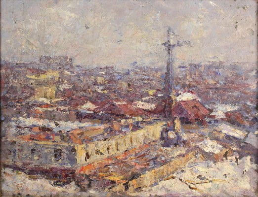 Родичев Борис Васильевич. Москва строится. Новые Черемушки 